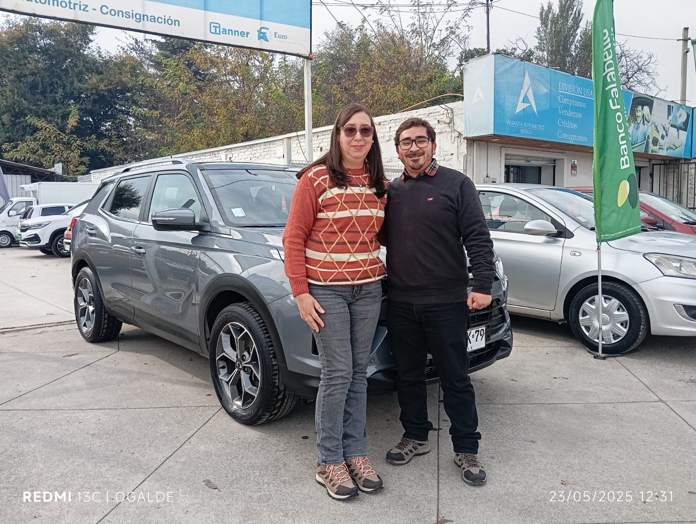 Cliente feliz Automotora Rengo