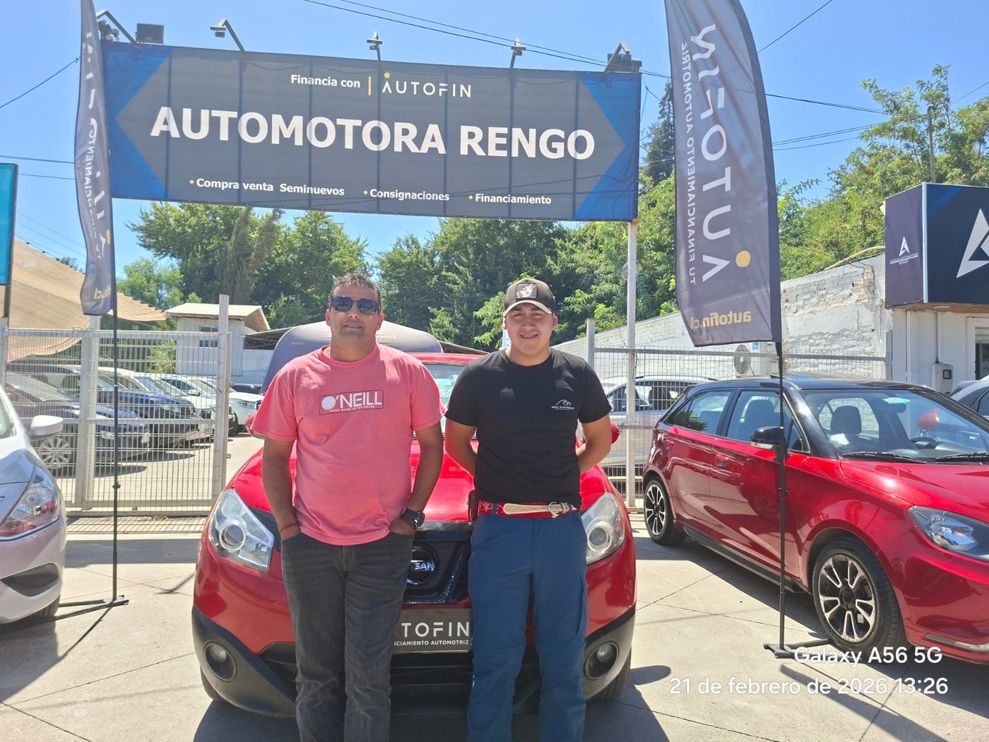 Cliente feliz Automotora Rengo