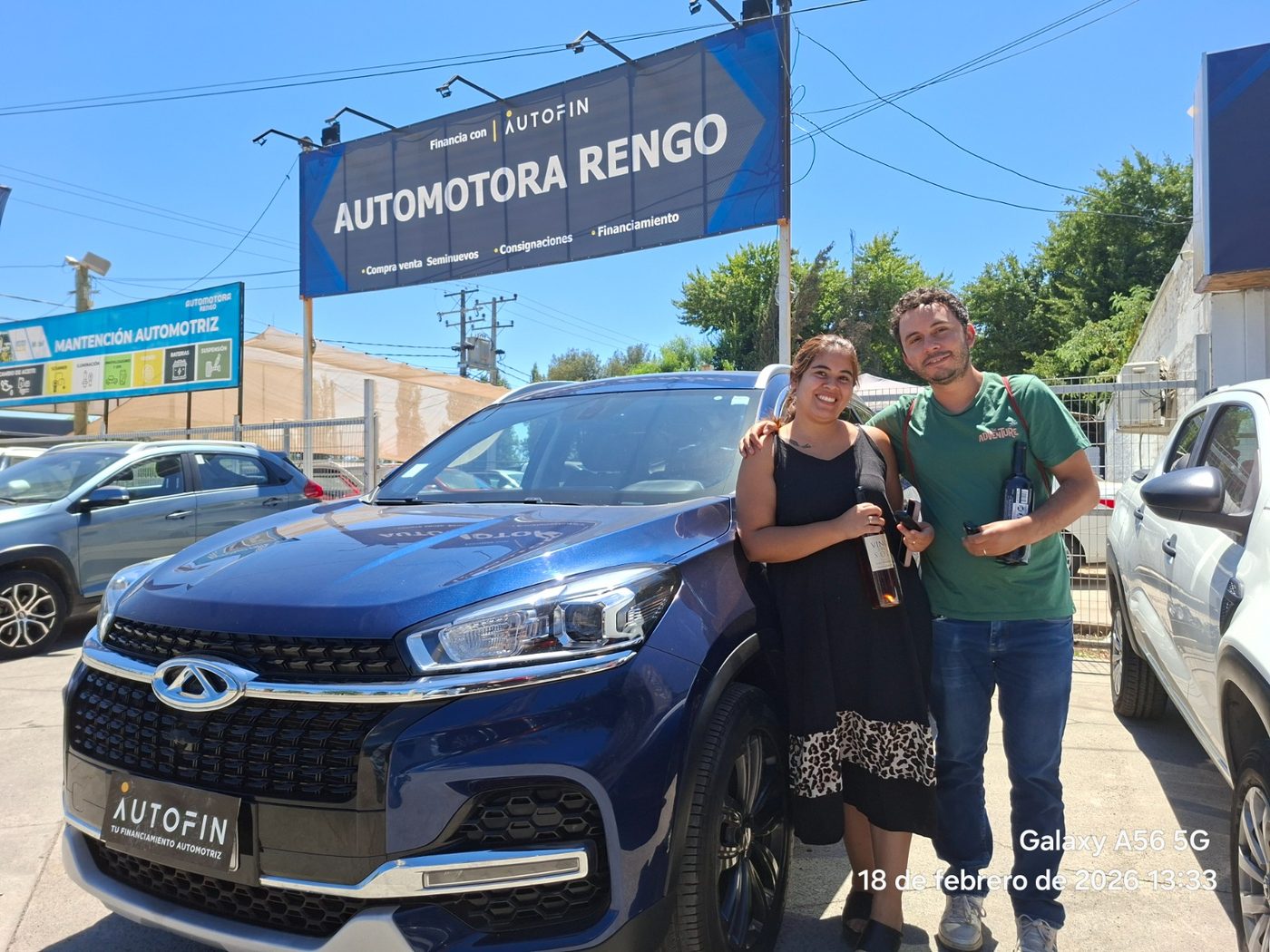 Cliente feliz Automotora Rengo