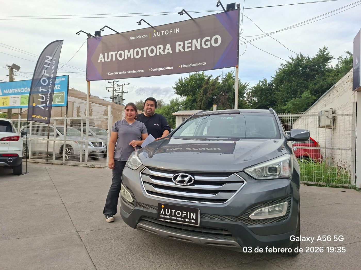 Cliente feliz Automotora Rengo