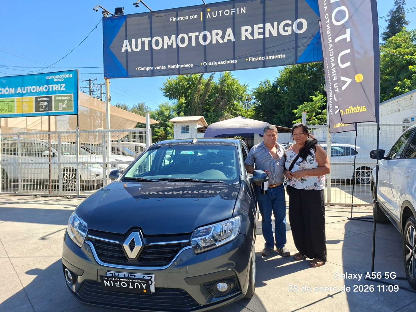 Cliente feliz Automotora Rengo