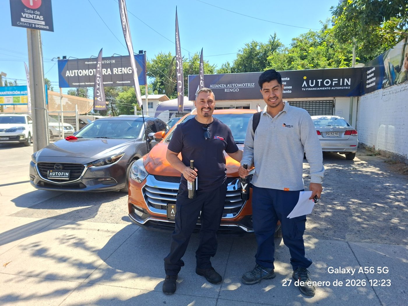 Cliente feliz Automotora Rengo