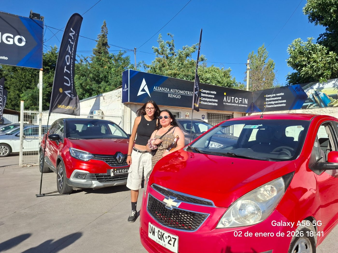 Cliente feliz Automotora Rengo