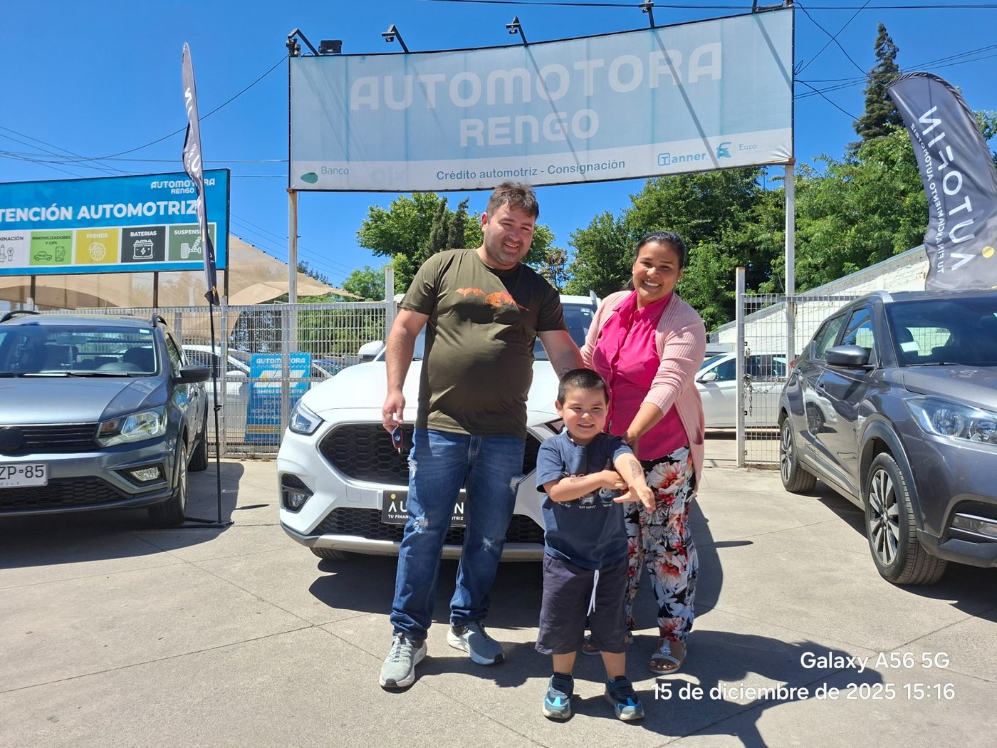 Cliente feliz Automotora Rengo