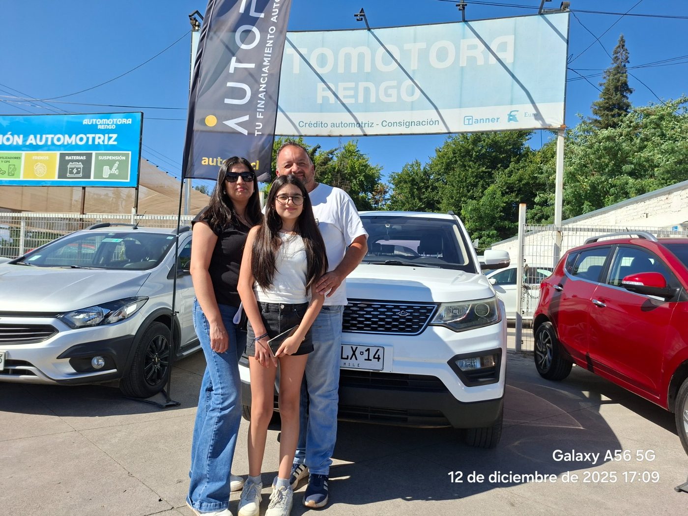 Cliente feliz Automotora Rengo