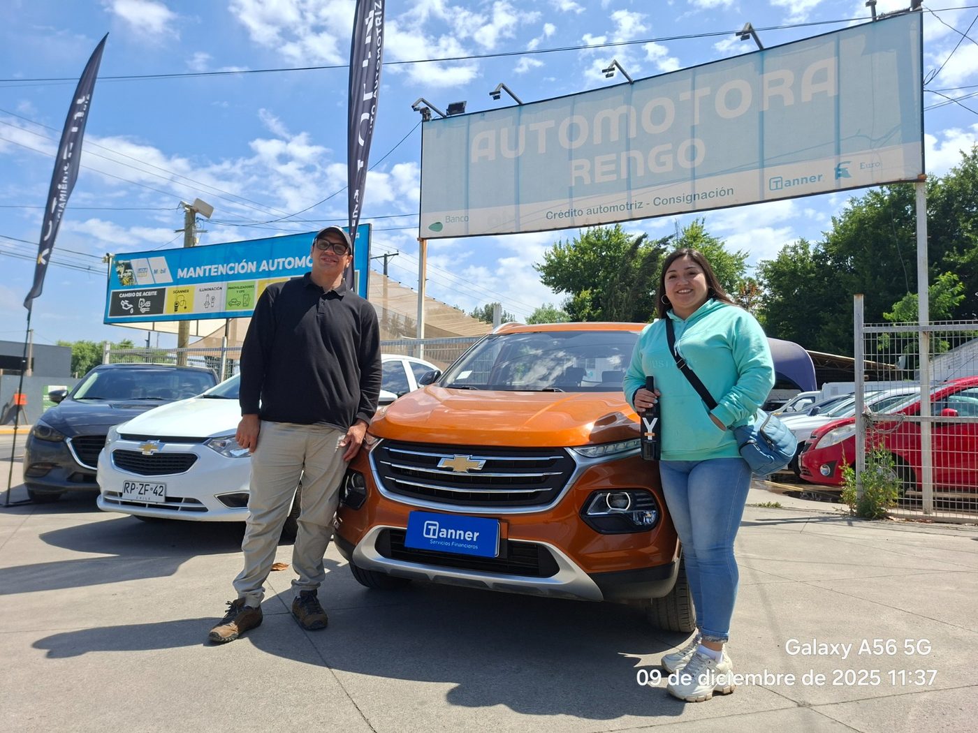 Cliente feliz Automotora Rengo